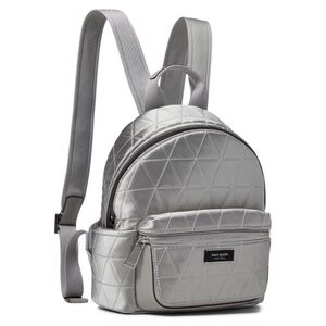 NWT Kate Spade New York Sam Icon Quilted Satin Small Backpack